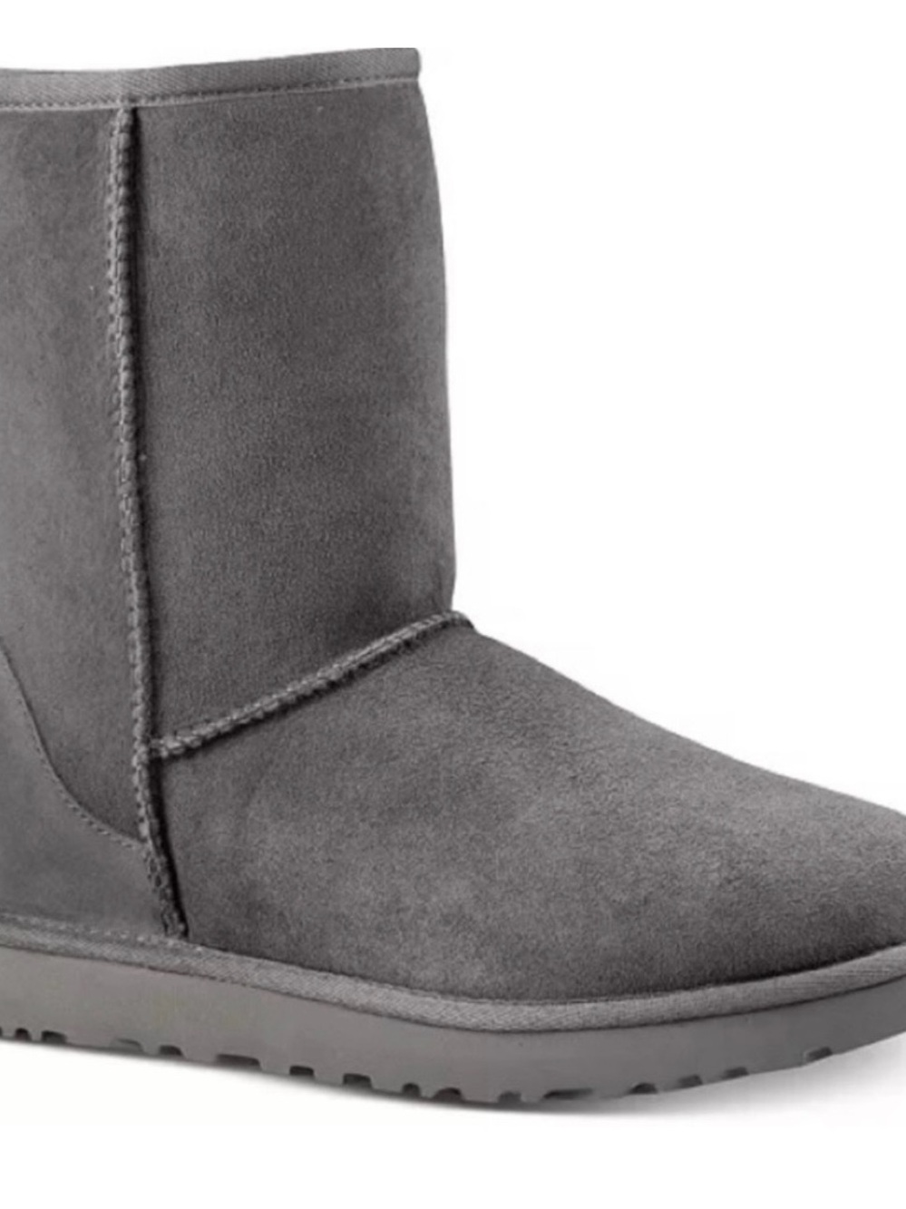 UGG Classic Short II Gray Boots NWT - Picture 3 of 5